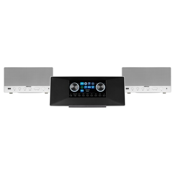 MEDION® Sparpaket 1 x MEDION® LIFE® P85135 WLAN Internet MEDION® LIFE® P85135 WLAN Internetradio, 7,1 cm (2,8'') TFT